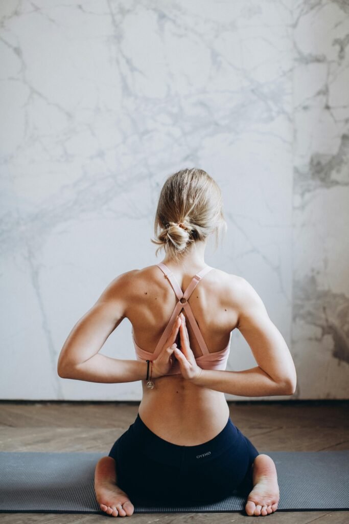 Woman Practicing Yoga